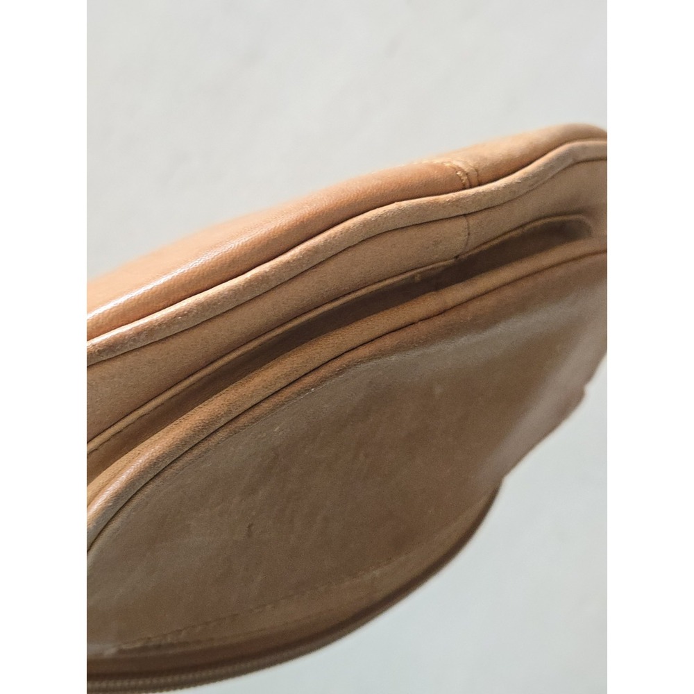 Ellington Sling Crossbody Bag Fanny Pack Waist Leather Adj Strap Distressed Tan - Picture 12 of 16